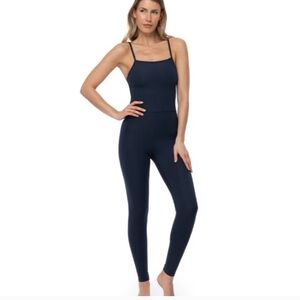 Girlfriend Collective Onesie Black Unitard Jumpsuit